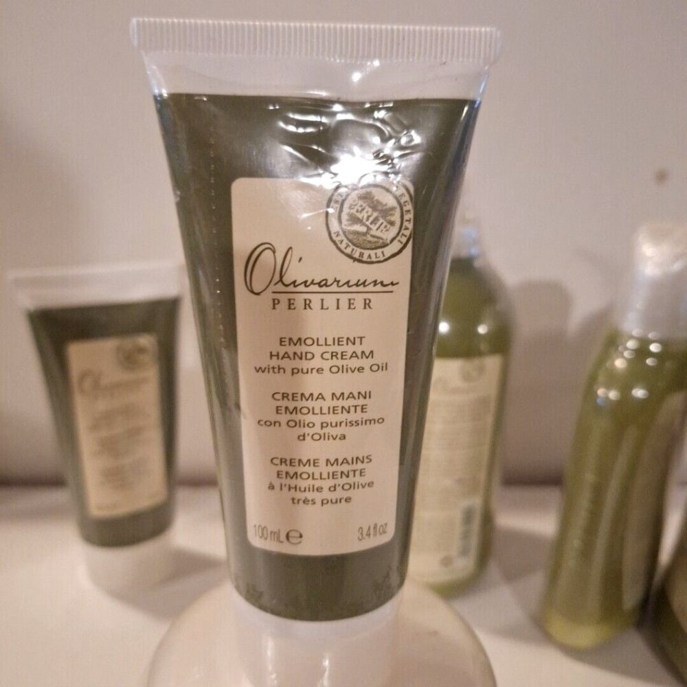 Olivarium Perlier Bath & Shower Cream Lot Includes Olive Oil-Enriched Products - Picture 10 of 11